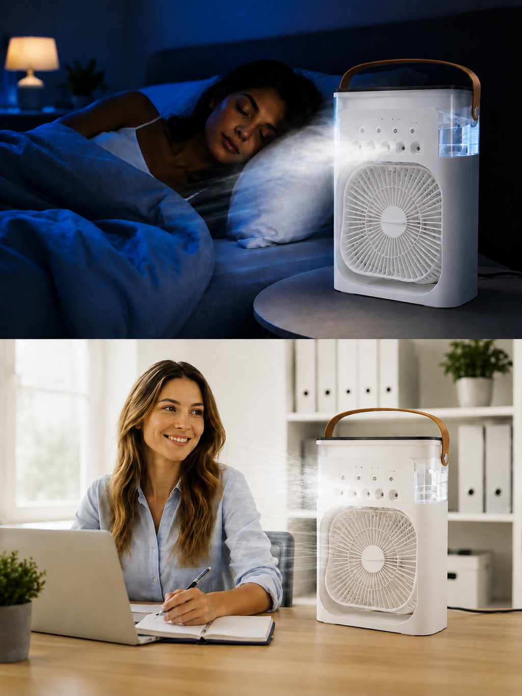FROSTY™  Mini | Przenośny Klimator 3w1 z Nawilżaczem Powietrza